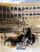 Goya, Francisco de - Picador Caught by the Bull